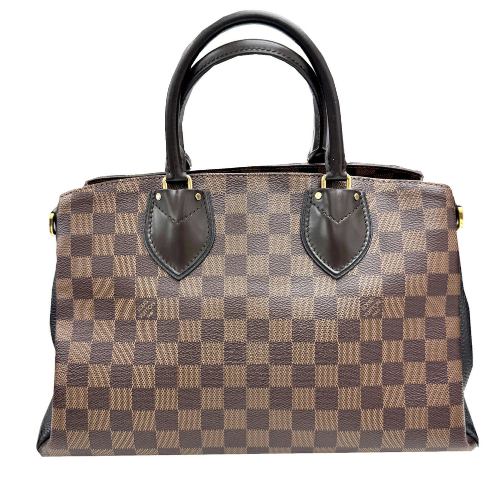 LOUIS VUITTON Normandie Damier bag shoulder handbag Ebene Brown